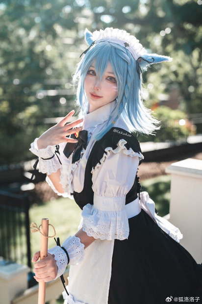 猫耳メイド装備『ファイナルファンタジーXIV』／洛洛子（X：@Rakukoooo、Instagram：rakukoo）