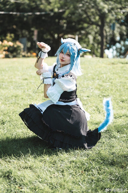 猫耳メイド装備『ファイナルファンタジーXIV』／洛洛子（X：@Rakukoooo、Instagram：rakukoo）