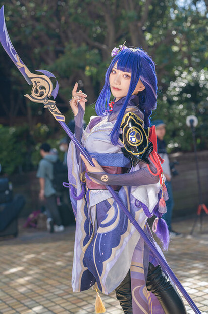 雷電将軍『原神』／いれいわらび（X：@iLeylv）