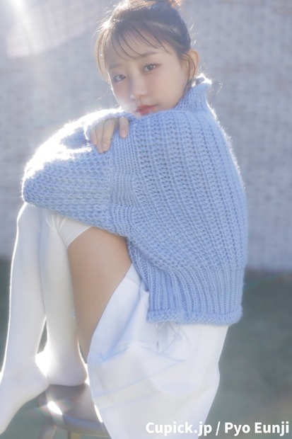 韓国人グラビアサイト「キューピック」でピョ・ウンジのデジタル写真集発売
