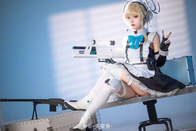 トキ『ブルーアーカイブ』／矢量魚（Weibo：-矢量魚-）