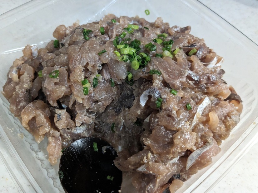 コストコ　鯵のなめろう 撮影：渡邉