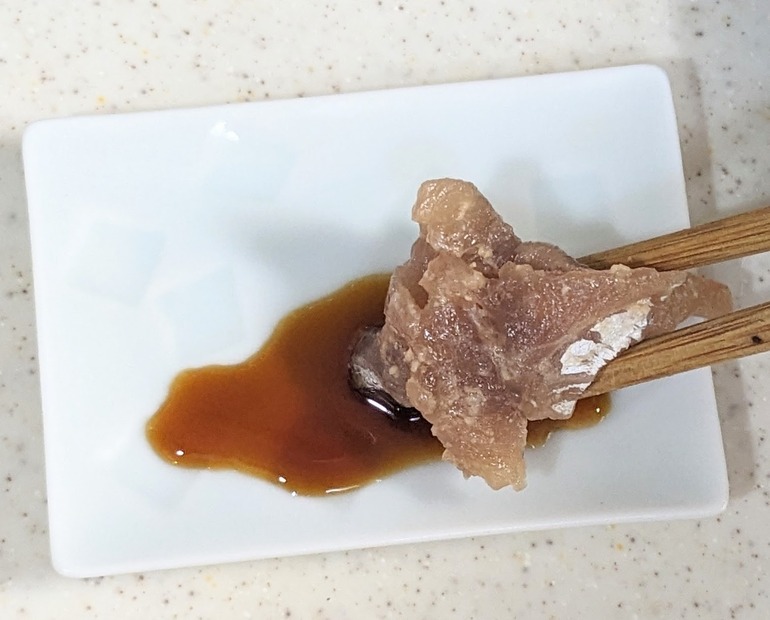 コストコ　鯵のなめろう 撮影：渡邉