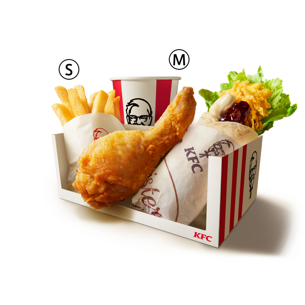 ケンタランチ てりやきツイスターよくばりセット