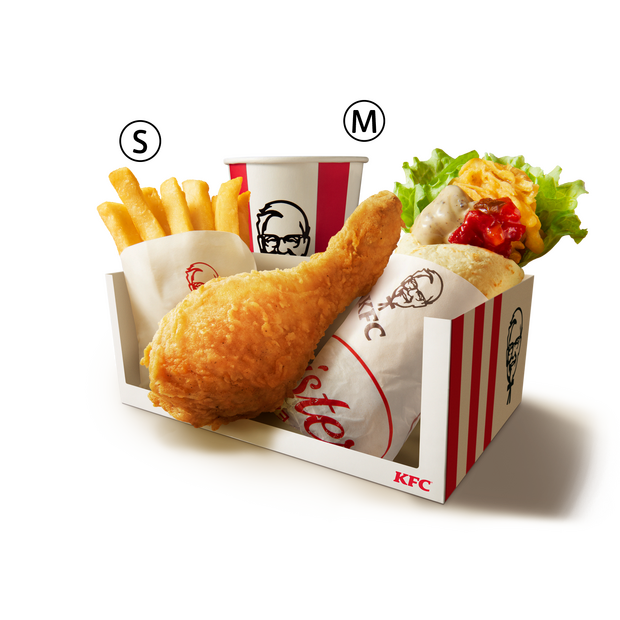 ケンタランチ ペッパーマヨツイスターよくばりセット