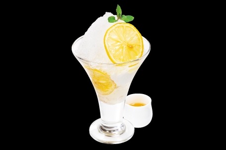 レモン氷パフェ レモンソース添え