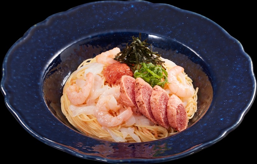 “冷製カッペリーニ” 炙り明太子とヤリイカ