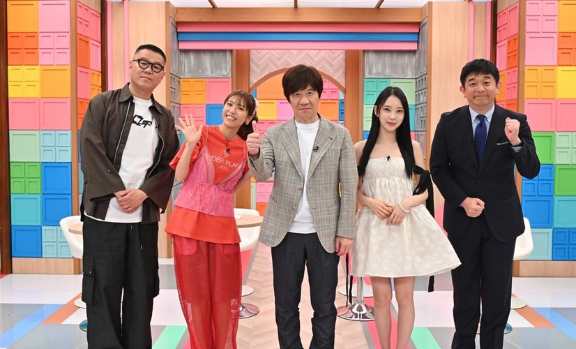 左から）長谷川忍、若槻千夏、内村光良、堀未央奈、伊藤利尋アナ（C）フジテレビ