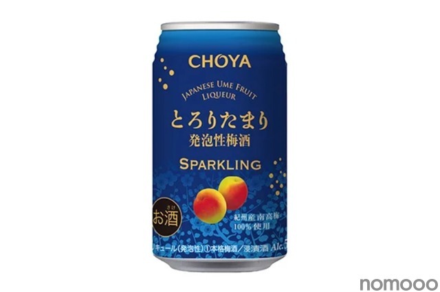 たまり熟成原酒のソーダ割り「CHOYA　とろりたまり発泡性梅酒」販売！