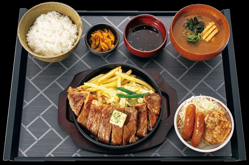 サーロインステーキデラックス定食