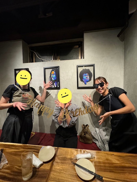 誕生日会の様子（写真はNONSTYLE井上裕介の公式ブログから）