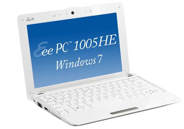 Eee PC 1005HE-WS250/Eee PC 1005HE-WS160（パールホワイト）