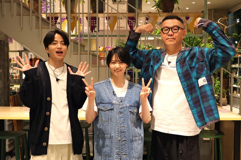 左から）菊池風磨、西野七瀬、長谷川忍（シソンヌ）（C）フジテレビ