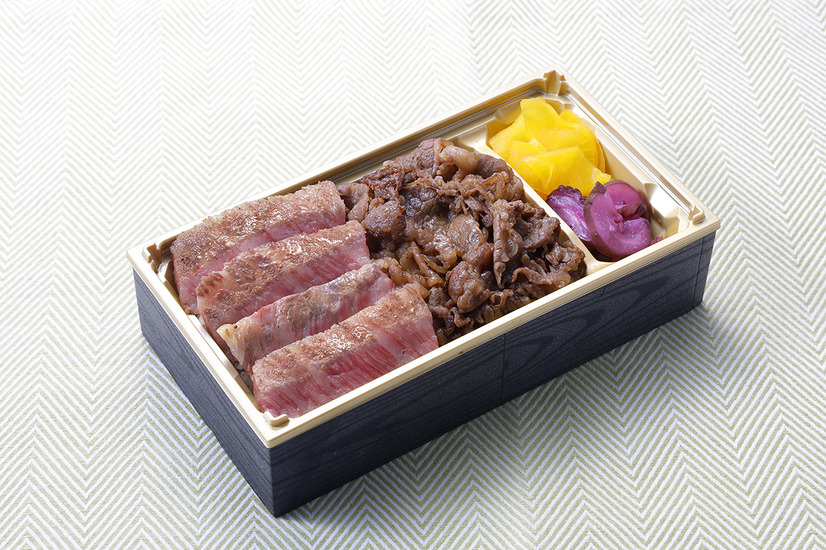 《実演》山形【なごみ農産】「山形牛サーロインステーキ＆焼肉弁当」2,916円（1折）《各日販売予定50点》