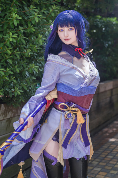 雷電将軍『原神』／星乃みくる（X：@MIKURU_cos_）