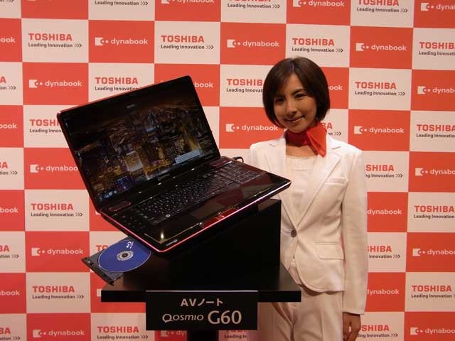 大画面AVノート「Qosmio G60」