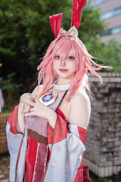 八重神子『原神』／ねこあし。（X：@nekoasi_cos）