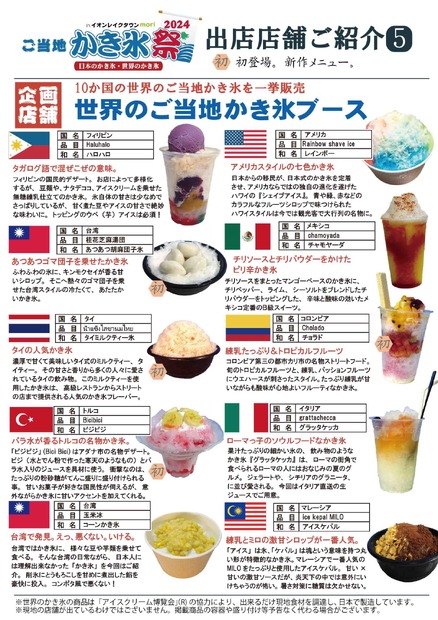 ご当地かき氷祭