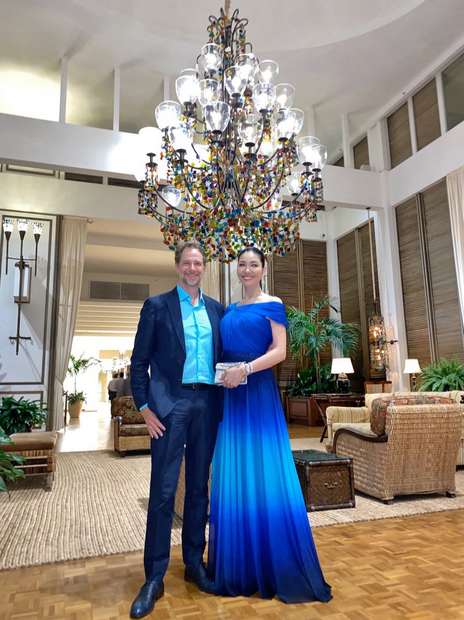 アンミカ＆セオドール・ミラー氏夫妻（写真はアンミカの公式ブログから）