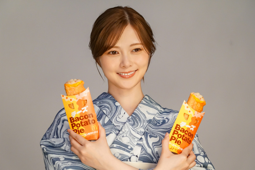 マクドナルドのCMに白石麻衣が初登場！浴衣姿で粋な「姉さん」キャラ