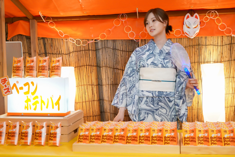マクドナルドのCMに白石麻衣が初登場！浴衣姿で粋な「姉さん」キャラ