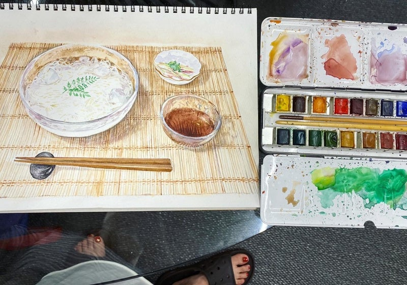 アンミカ、そうめんの水彩画公開！ファンから称賛の声