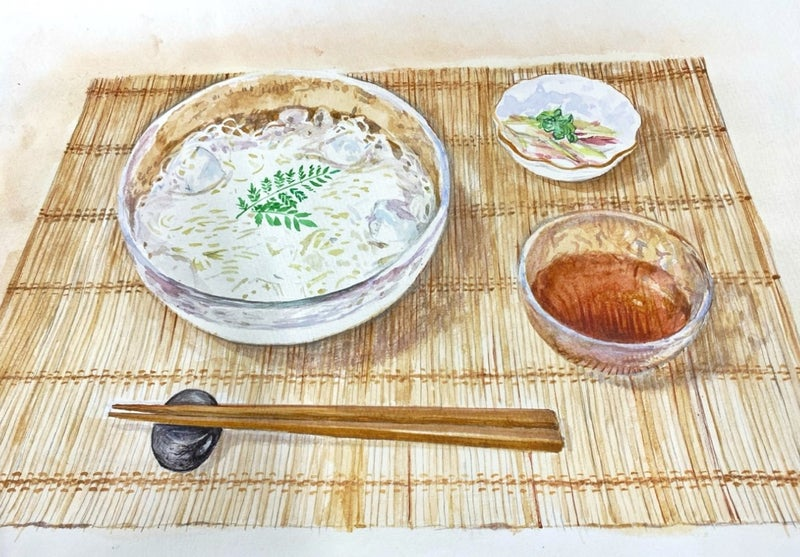 アンミカ、そうめんの水彩画公開！ファンから称賛の声