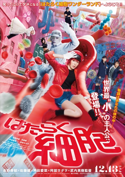 (C)清水茜／講談社 (C)原田重光・初嘉屋一生・清水茜／講談社 (C)2024映画「はたらく細胞」製作委員会
