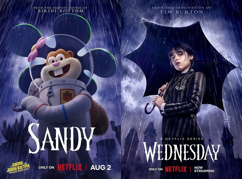 Netflixシリーズ「ウェンズデー」シーズン1：独占配信中、シーズン2：近日独占配信