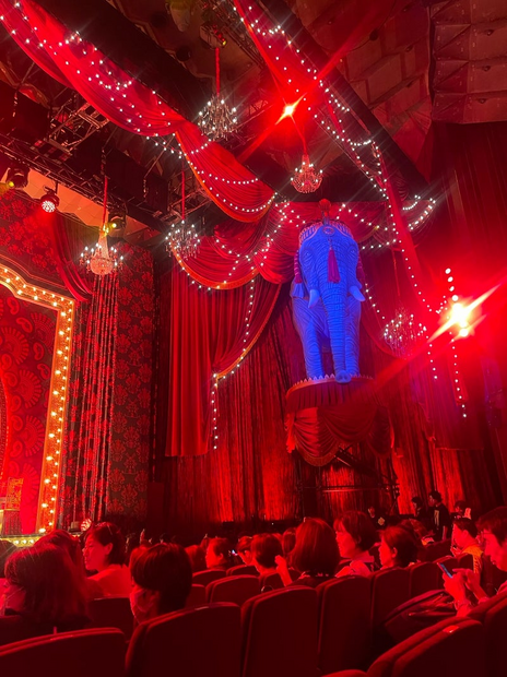 「ムーラン・ルージュ！ザ・ミュージカル」にて（写真はアンミカの公式ブログから）