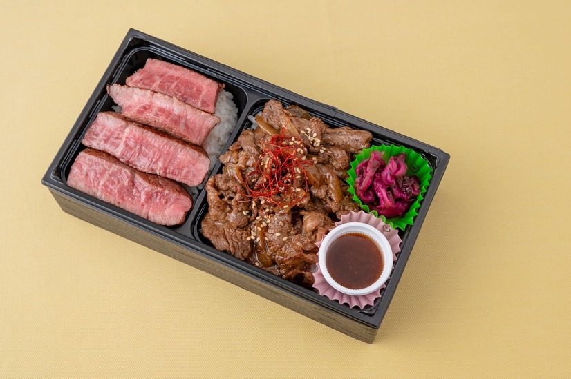 【金熊食堂真喜屋】「米沢牛シャトーブリアン＆焼肉弁当」（1折）3,510円〈各日販売予定50点〉