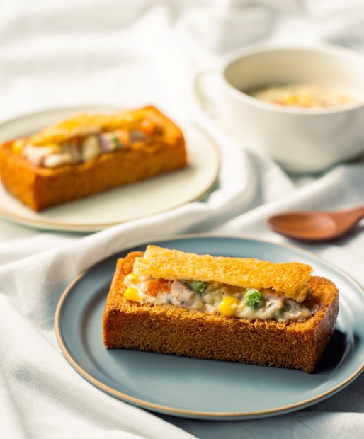 台湾フェア【台湾朝食専門店 wanna manna】「棺桶パン」651円（1個）〈各日数量限定〉