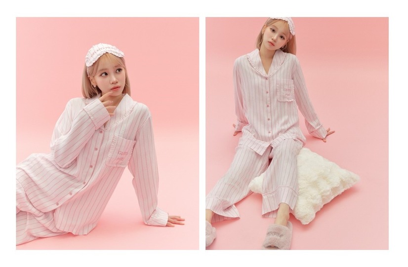 LE SSERAFIM、かわいらしいルームウェア姿を公開