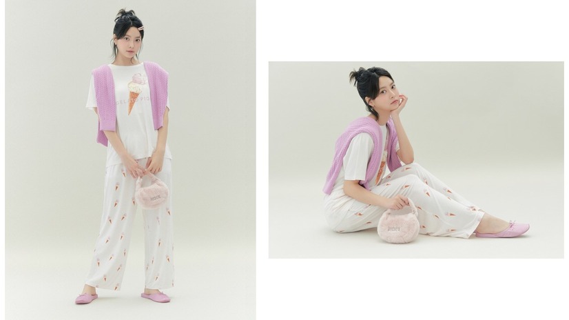 LE SSERAFIM、かわいらしいルームウェア姿を公開