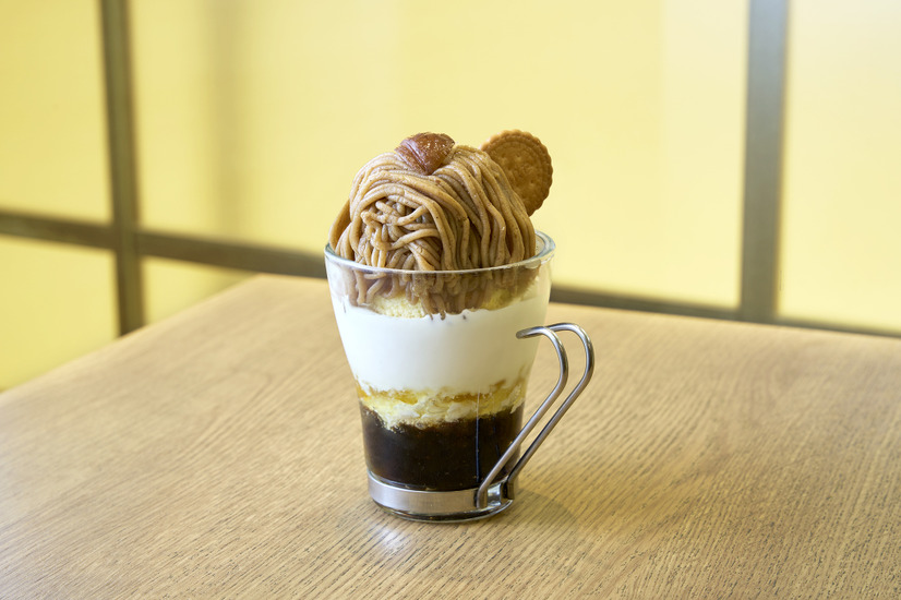 ［東武限定］【キーコーヒー】まるごとモンブランパフェ（1杯）イートイン990円〈各日販売予定18点〉