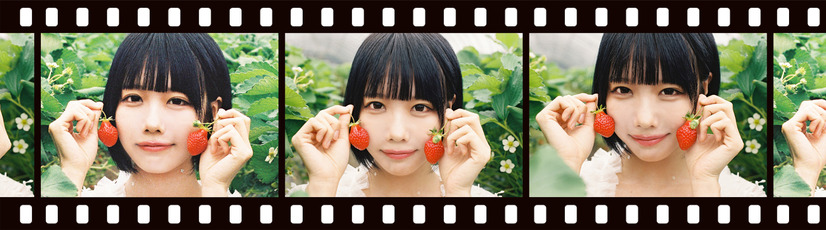 フィルム風しおり（撮影：川島小鳥）