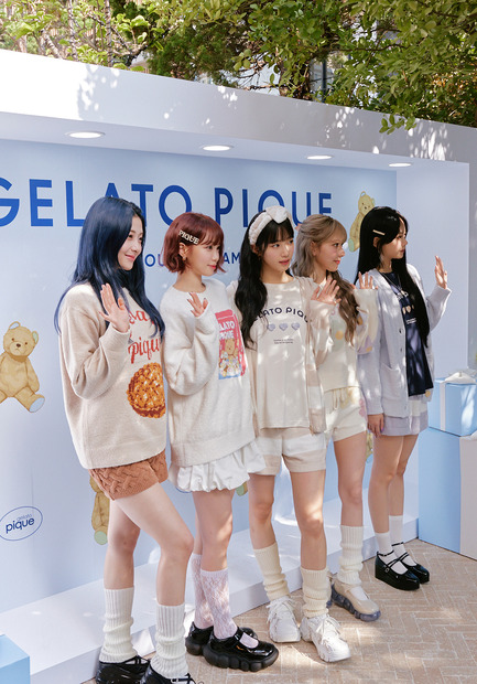 LE SSERAFIM、ソウルのジェラート ピケ新店舗に来店！