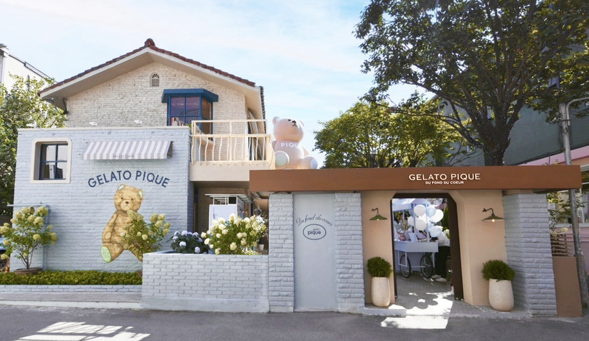 LE SSERAFIM、ソウルのジェラート ピケ新店舗に来店！