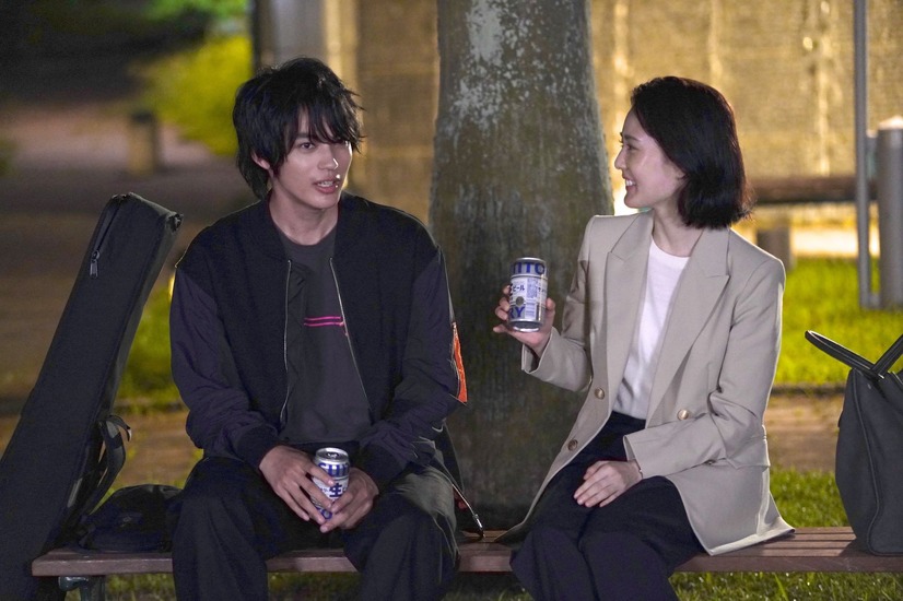 『最寄りのユートピア』神尾楓珠、北香那　（C）フジテレビ