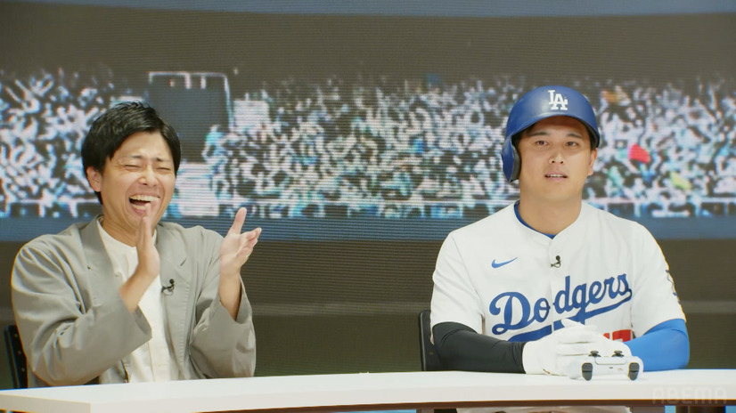 『ABEMAスポーツタイム』場面カット（C）AbemaTV,Inc.