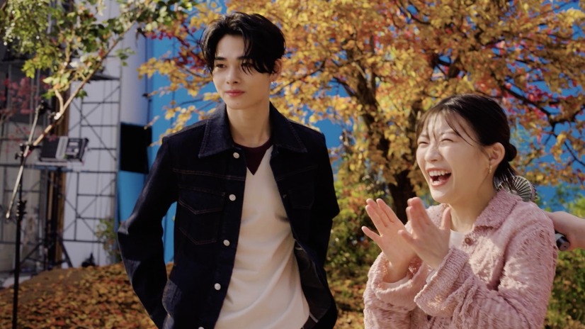 伊藤沙莉＆ENHYPEN・NI-KIが出演するCMメイキングカット