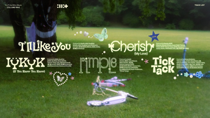 2nd Mini Album『I'LL LIKE YOU』トラックリスト　(P)&(C) BELIFT LAB Inc.