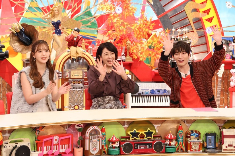 （左から）藤田ニコル、菊池桃子、深澤辰哉（Snow Man）　(C)フジテレビ