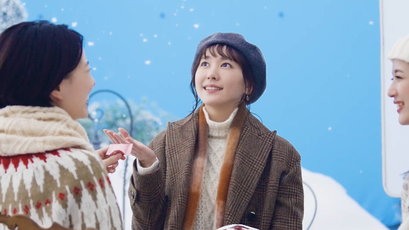 メルティーキッス新CM「しあわせだね」篇　メイキングカット