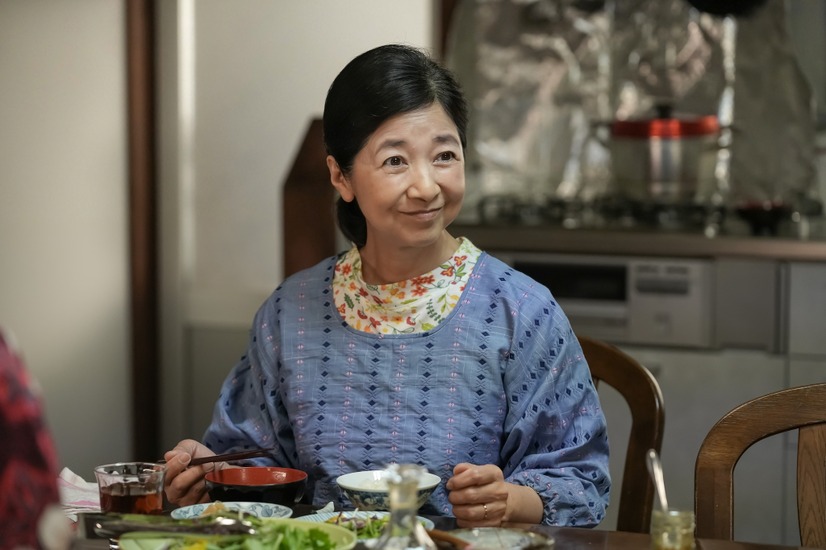 連続テレビ小説『おむすび』で米田佳代役を演じている宮崎美子　(C)NHK