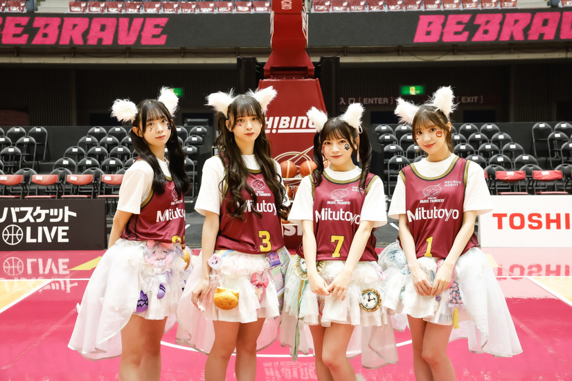 わーすた、Bリーグ・川崎のハーフタイムショーに登場！「アットホームな応援で盛り上がる空間でライブが出来てよかった」
