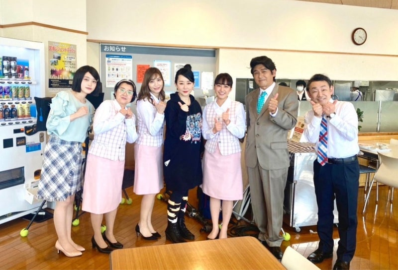 ドラマ『ひまわりっ2』のオフショット（写真は高橋克典の公式ブログから）