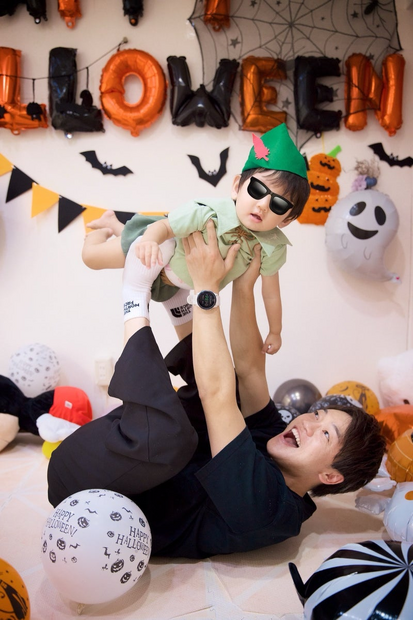 1歳2ヶ月になった愛息子（写真はおばたのお兄さんの公式ブログから）