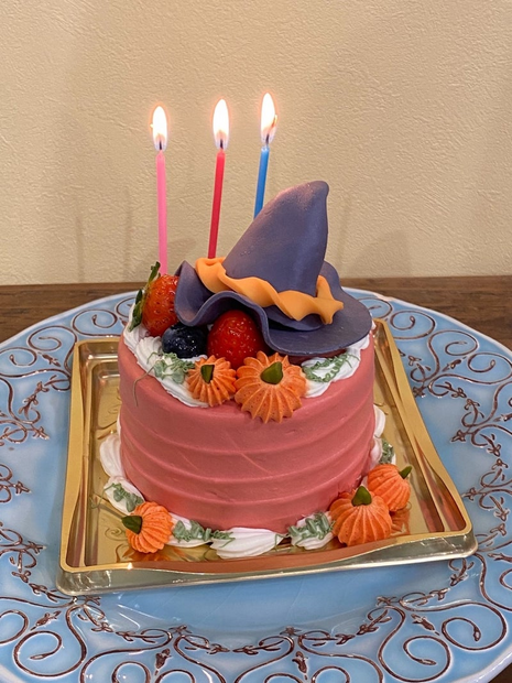 ハロウィンデコレーションケーキ（写真はのんの公式ブログから）