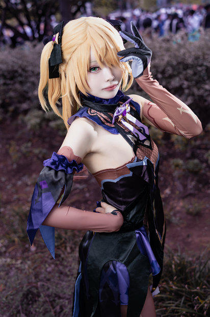 フィッシュル『原神』／めあり（X：@eve_177cm173cm）